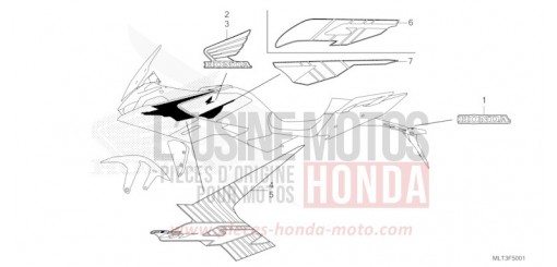 MARQUE/RAYURE (2ED,2FO,2PH,2TH,2U) CB1000GTT de 2026